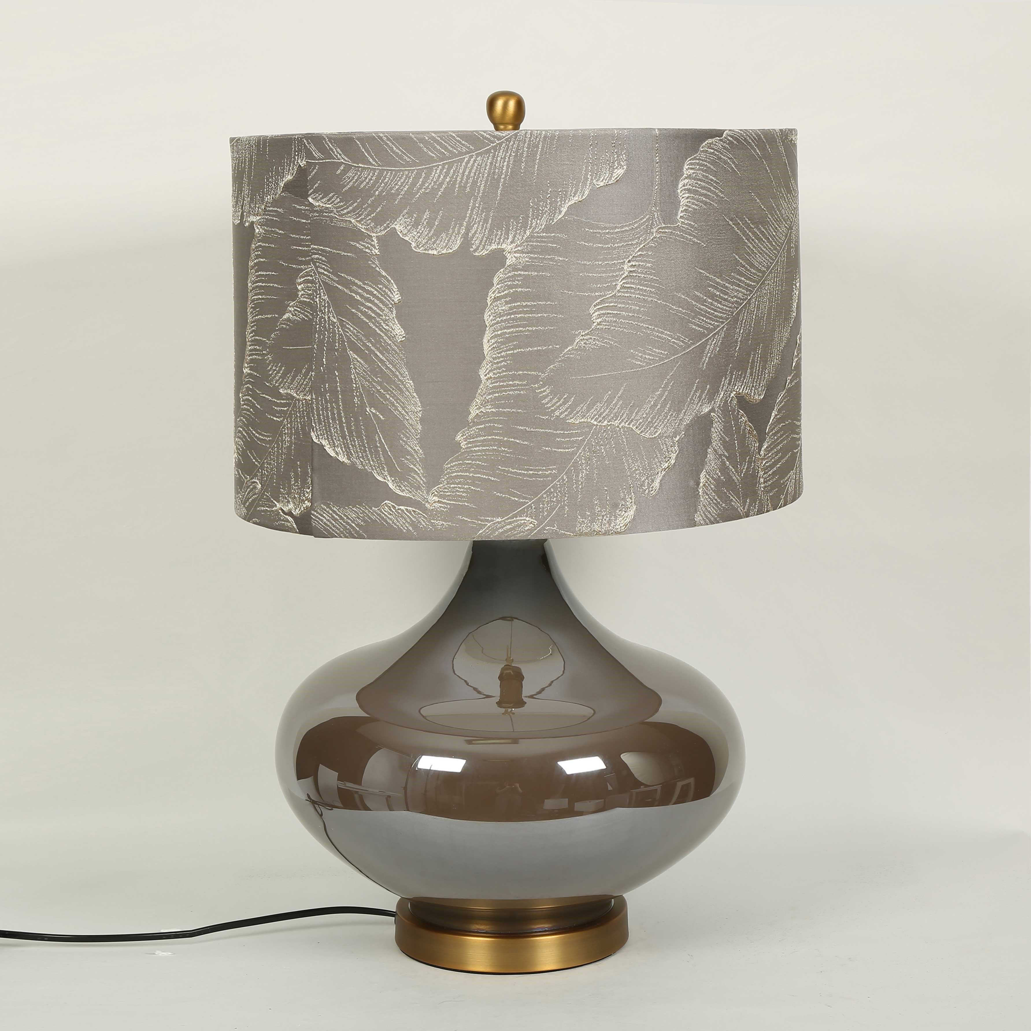 CAM GRİ ABAJUR  AY.VTL-0112